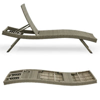 Chaises longues en osier tout temps - Lot de 2