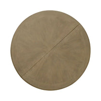 Table à dîner ronde sur pied Magnolia Manor avec rallonges escamotables - 2 finitions
