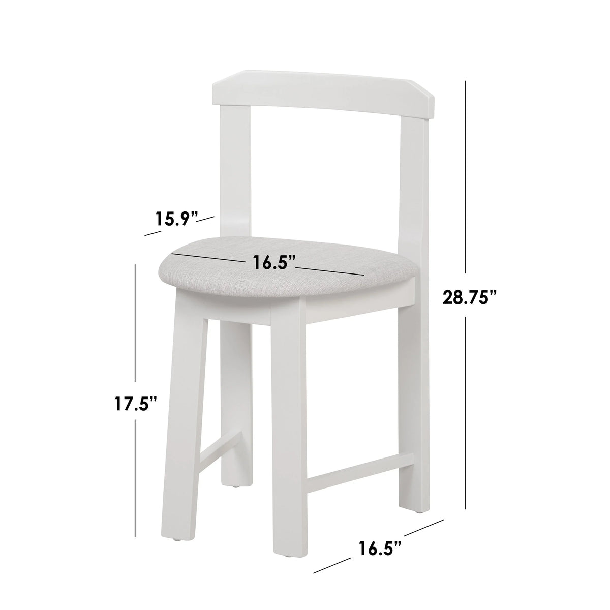 Harrisburg Tobey Ensemble de salle à manger rond compact 5 pièces