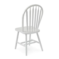 Chaise de salle à manger Windsor Arrowback en bois massif