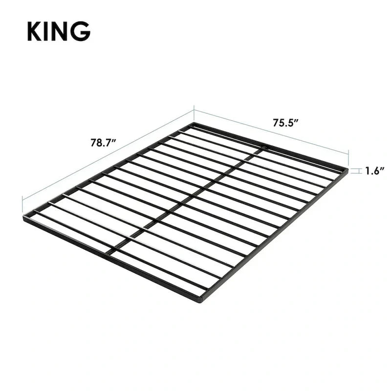 Planchette de lit en métal de 4 cm pour sommier de lit par Crown Comfort