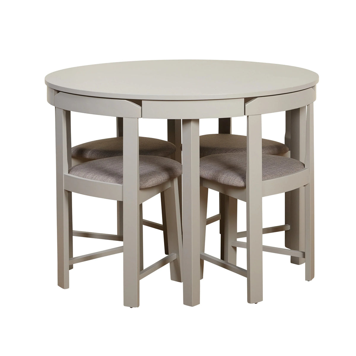 Harrisburg Tobey Ensemble de salle à manger rond compact 5 pièces