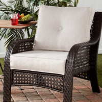Sunbrella Ensemble de coussins d'extérieur à assise profonde premium 2 pièces