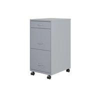 Space Solutions Classeur métallique 3 tiroirs 18 de profondeur