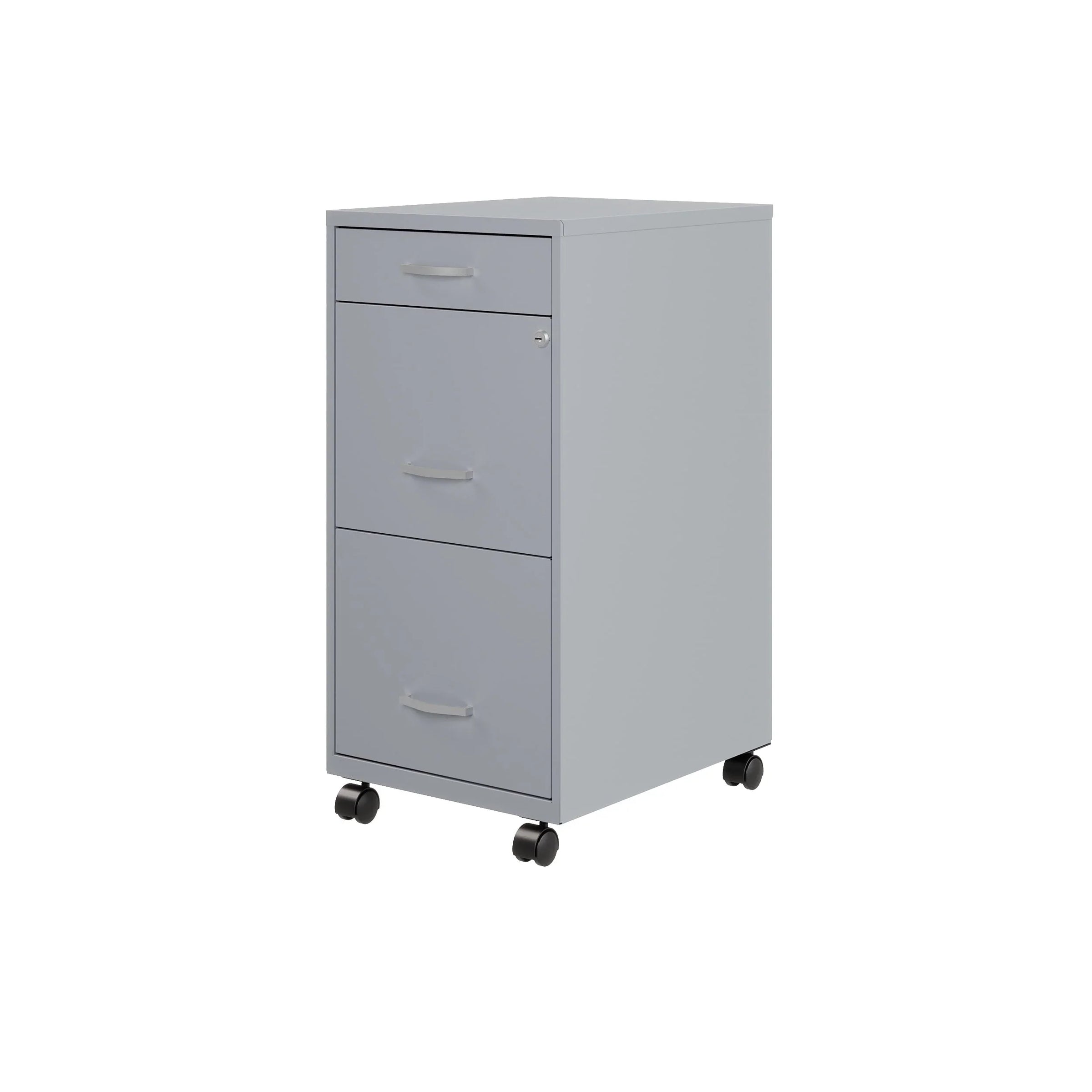 Space Solutions Classeur métallique 3 tiroirs 18 de profondeur