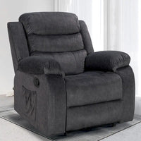 Fauteuil Inclinable Moelleux avec Fonction Massage et Chaleur