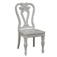 Chaise d'appoint à dossier droit Splat de Magnolia Manor (lot de 2)