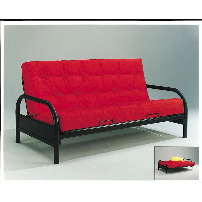 Structure de futon réglable Alfonso, métal noir
