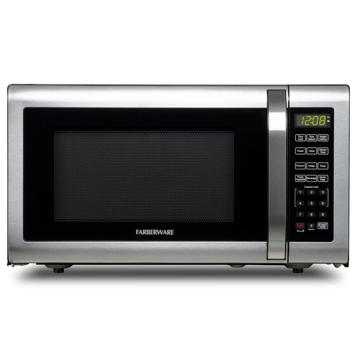 Farberware Four micro-ondes 1.6 pi³, acier inoxydable brossé
