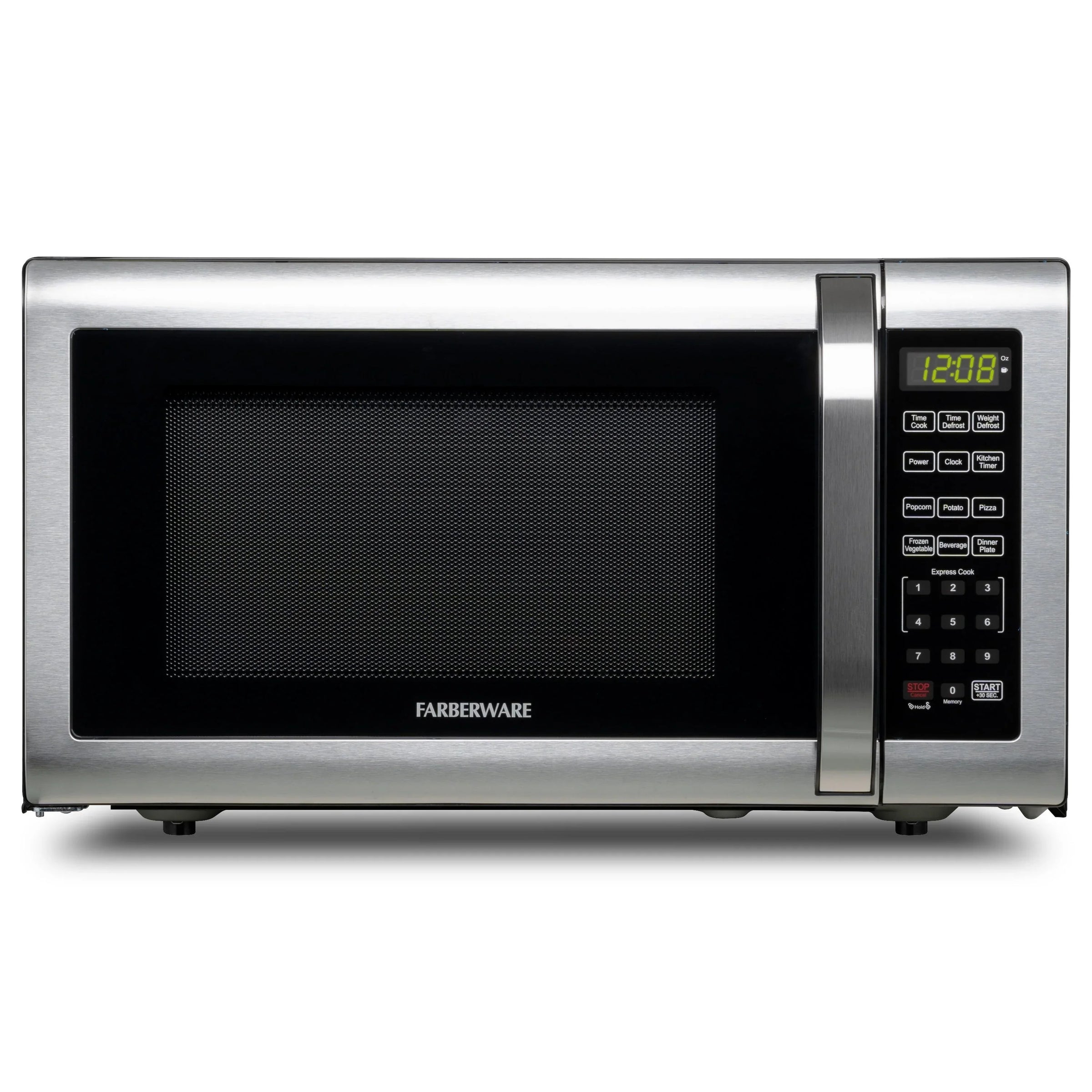 Farberware Four micro-ondes 1.6 pi³, acier inoxydable brossé