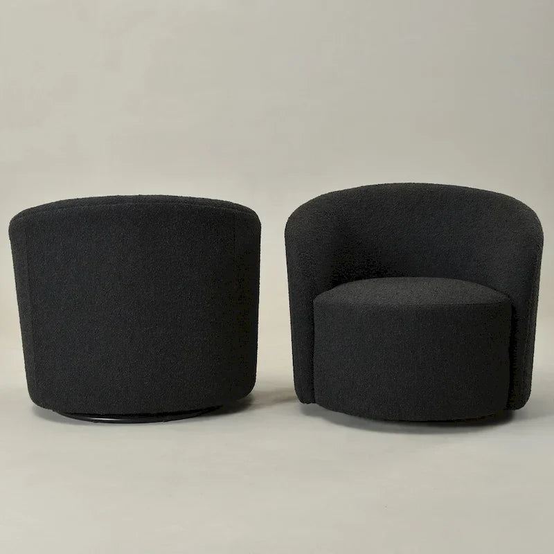 Fauteuil pivotant rembourré KINWELL de 86 cm de large (lot de 2)