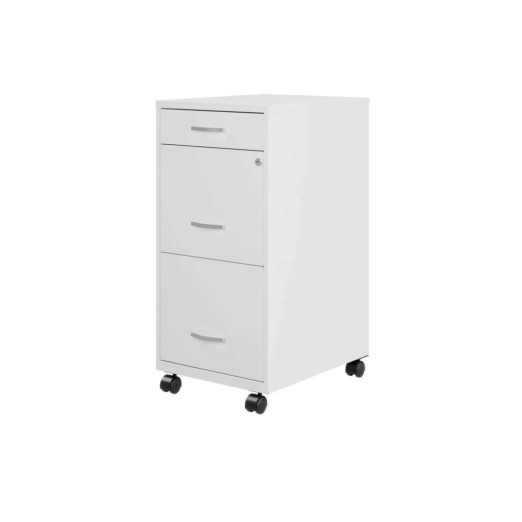 Space Solutions Classeur métallique 3 tiroirs 18 de profondeur