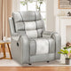 Grand fauteuil inclinable en similicuir de style américain pour salon
