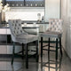 Tabourets de bar style loisirs, lot de 2