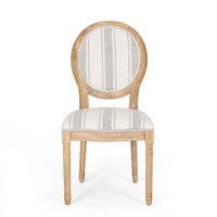 Chaises de salle à manger en tissu de style campagnard français - NH419413