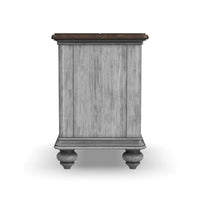Table d'appoint Plymouth marron en bois par Flexsteel - 16 x 23 x 23