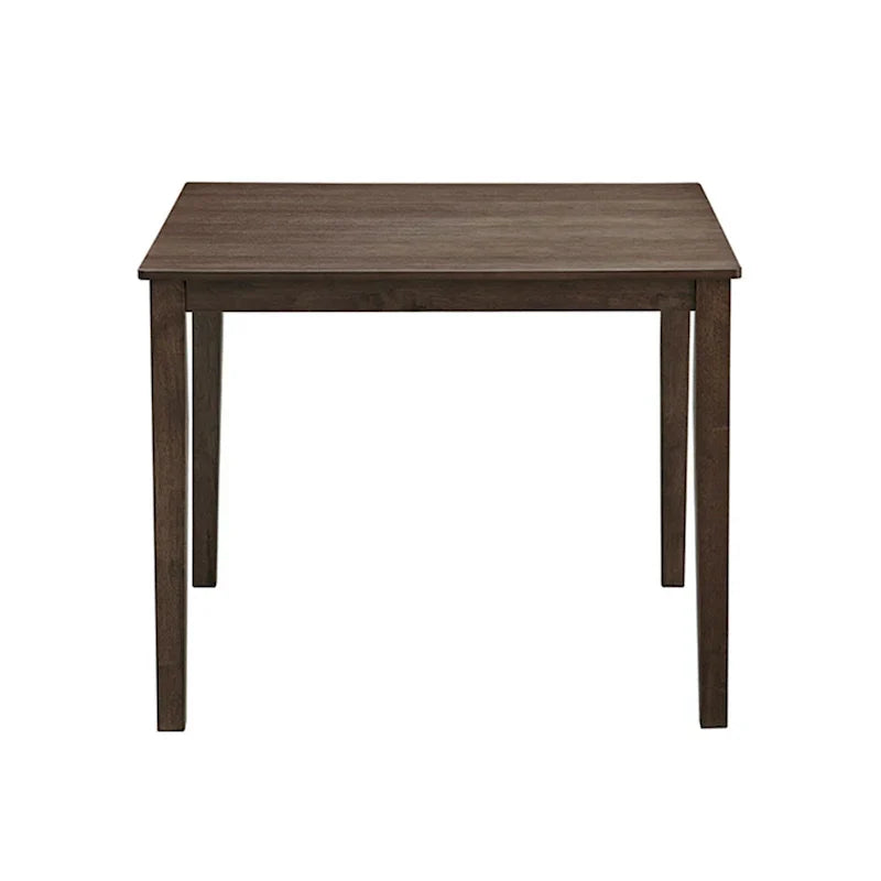 Ensemble Table et Chaises de Salle à Manger Carrée en Bois, Table à Manger Décontractée avec 4 Chaises de Salle à Manger Rembourrées pour Coin Repas de Cuisine