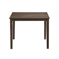 Ensemble Table et Chaises de Salle à Manger Carrée en Bois, Table à Manger Décontractée avec 4 Chaises de Salle à Manger Rembourrées pour Coin Repas de Cuisine