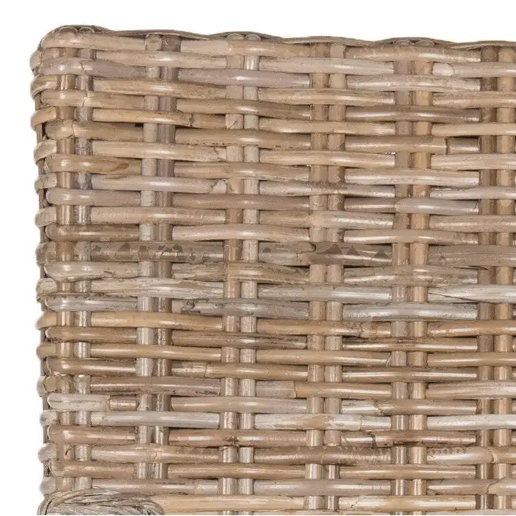 SAFAVIEH Alearda Chaise de salle à manger naturelle (lot de 2) - 23 x 24,4 x 34 - 23Wx24Dx34H