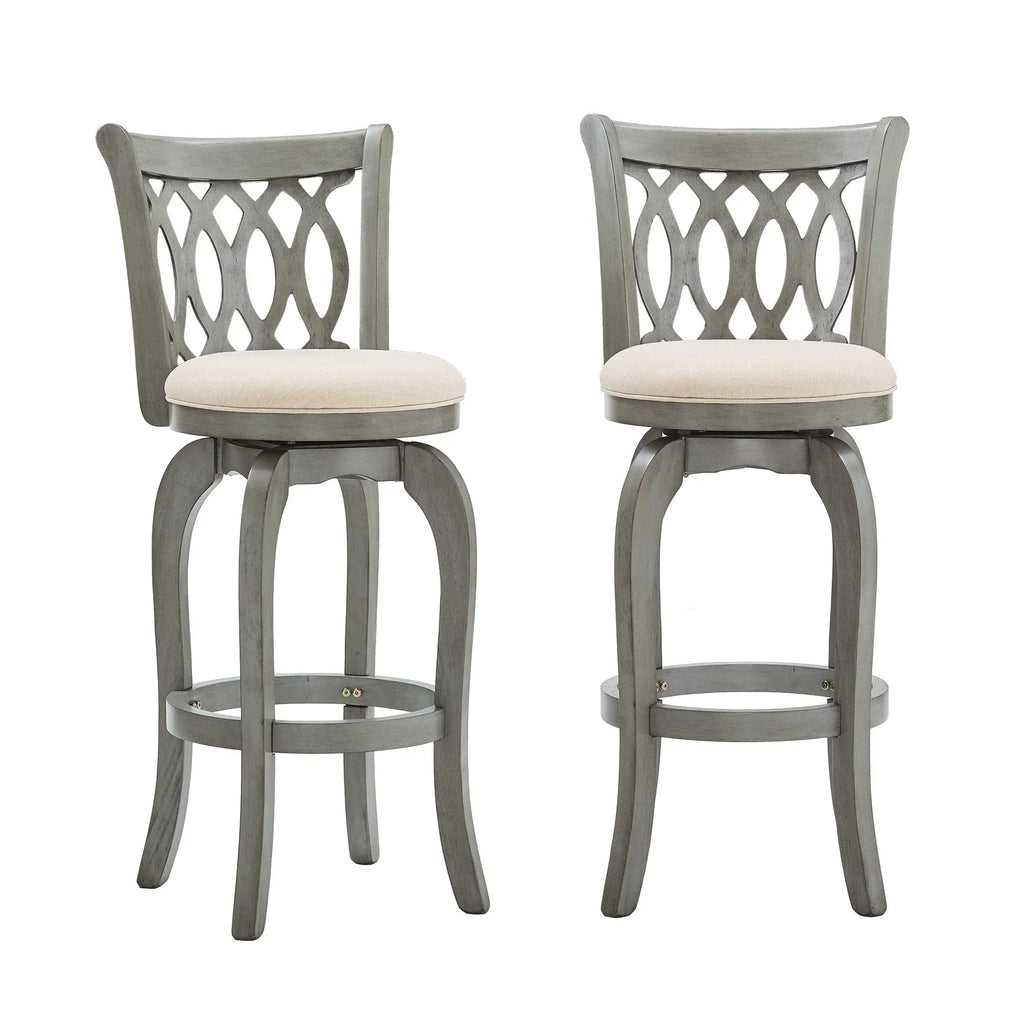 Rovinj Tabouret de bar pivotant à dossier volute
