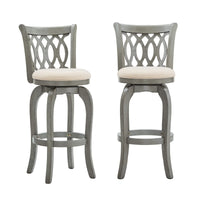 Rovinj Tabouret de bar pivotant à dossier volute