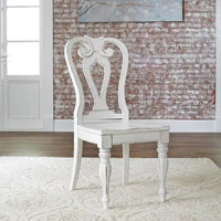 Chaise d'appoint à dossier droit Splat de Magnolia Manor (lot de 2)