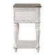 Table de chevet Magnolia Manor à pieds blanc antique
