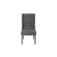Ensemble de salle à manger extensible gris rustique 9 pièces Best Quality Furniture