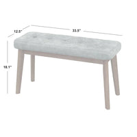 Ensemble de salle à manger 4 pièces en bois massif Nettie de Simple Living