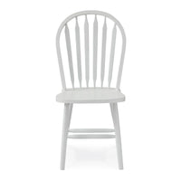Chaise de salle à manger Windsor Arrowback en bois massif