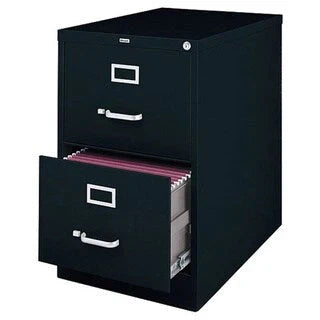 Classeur vertical commercial Hirsh à 2 tiroirs pour documents grand format