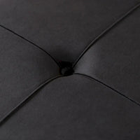 Tabouret pouf rond en velours surélevé avec base dorée épingle à cheveux