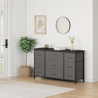 Commode de chambre avec 10 grands tiroirs pour téléviseur de 55 pouces – 55 pouces