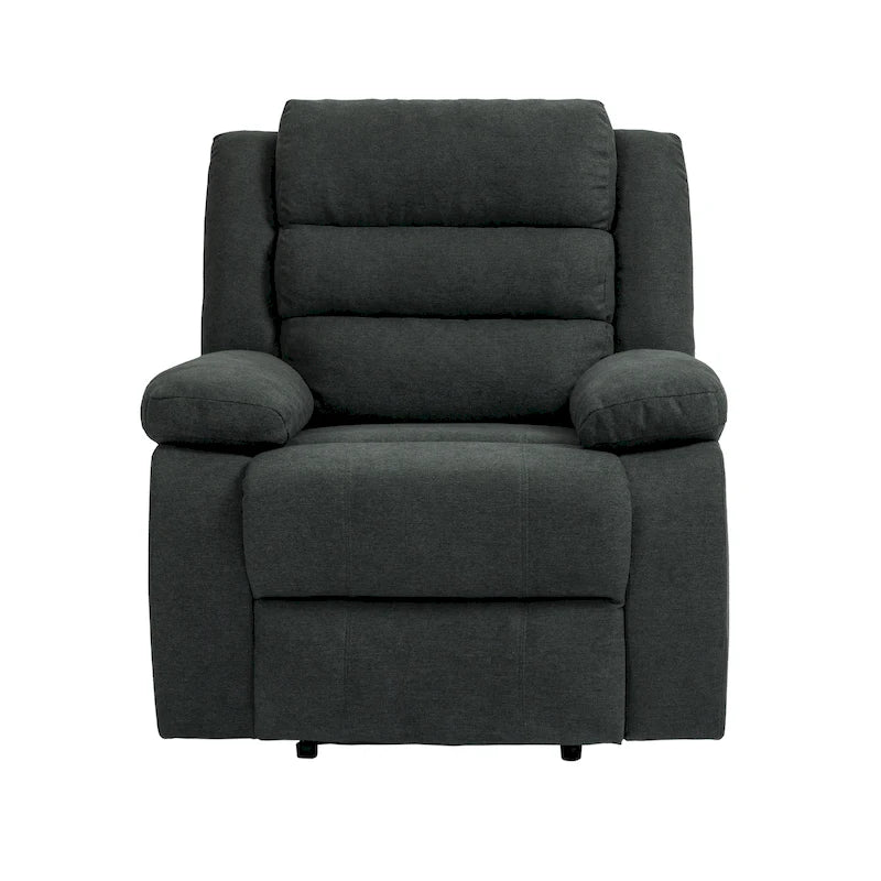 Ensemble de 2 fauteuils inclinables manuels classiques et traditionnels