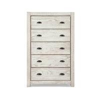 Commode 5 tiroirs en bois massif Montauk Grain Wood Furniture