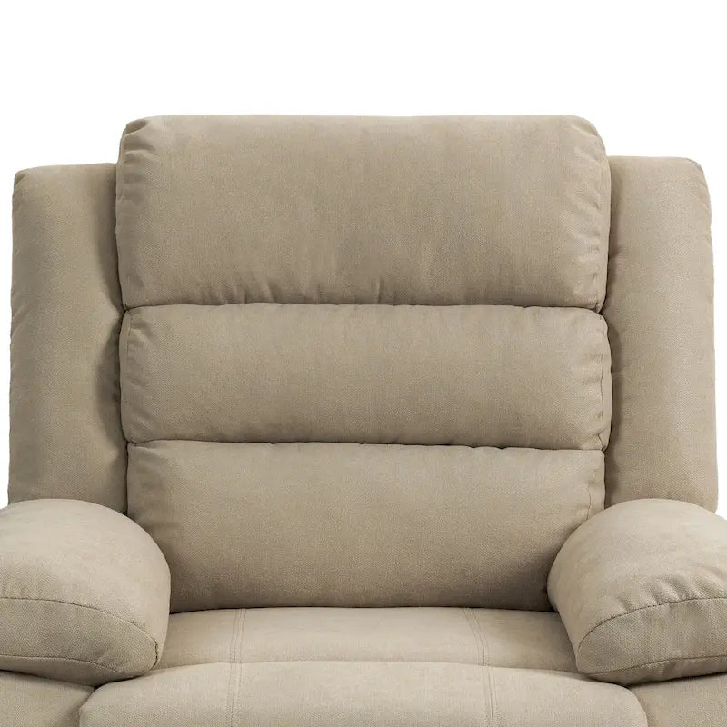 Ensemble de 2 fauteuils inclinables manuels classiques et traditionnels