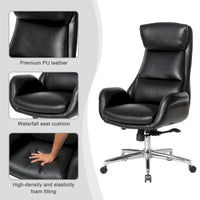 Chaise de bureau en similicuir - Pivotante - Plusieurs coloris