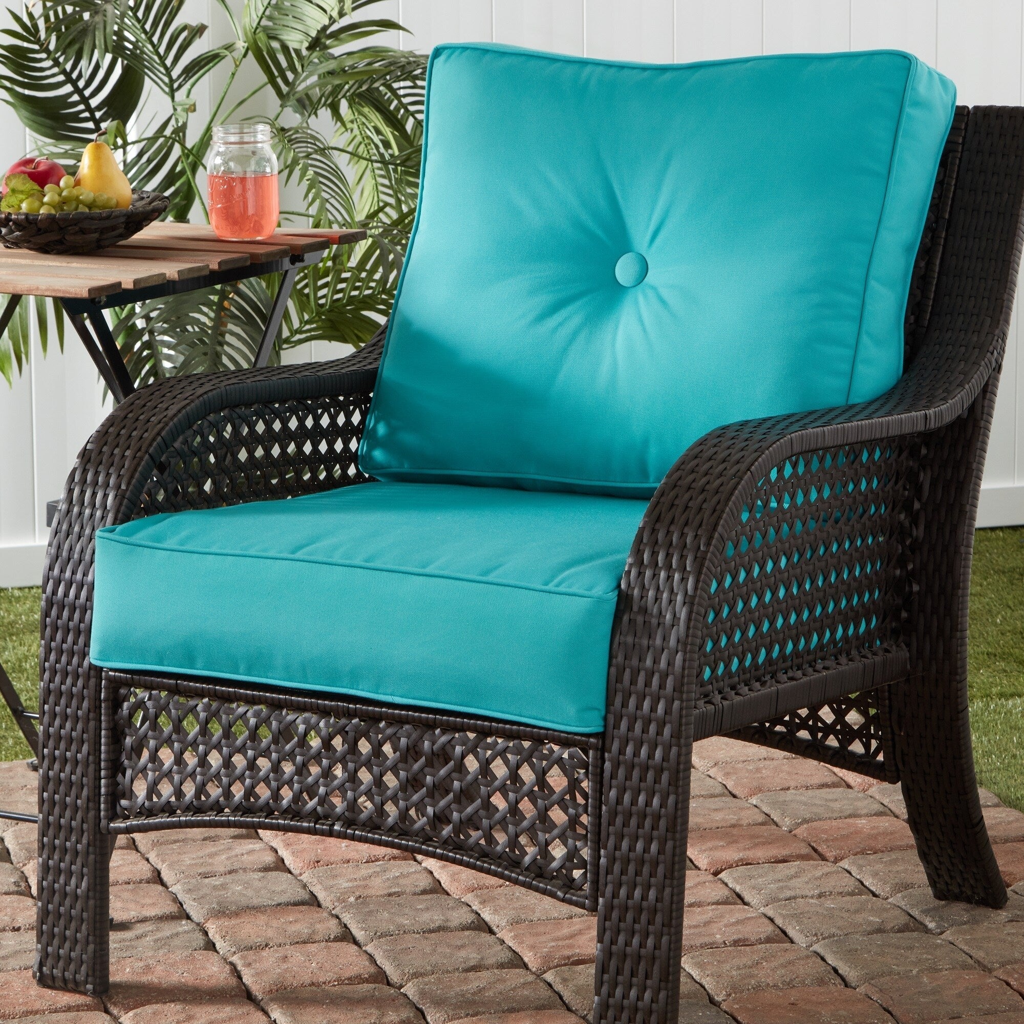 Sunbrella Ensemble de coussins d'extérieur à assise profonde premium 2 pièces