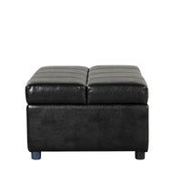 Lit d'appoint pliable ottoman convertible Twin Size avec matelas, canapé-lit rembourré en PU