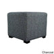 MJL Furniture Pouf carré capitonné 4 boutons Text2 Olivia