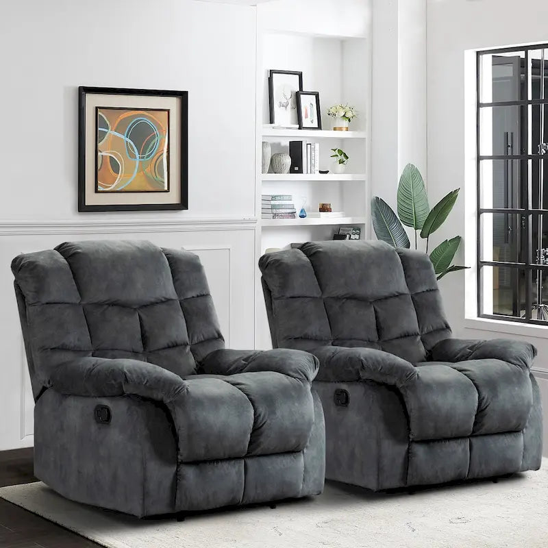 Fauteuil inclinable ergonomique surrembourré manuel