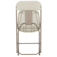 Chaise pliante en plastique – Lot de 10 – Capacité de poids de 295 kg – Chaise d'événement