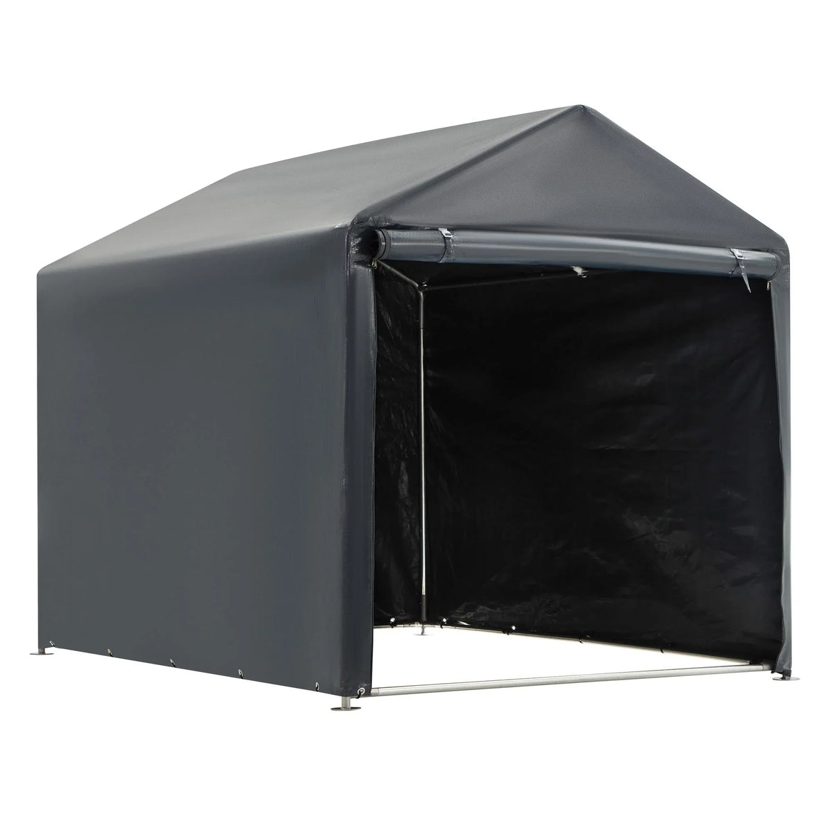 Abri de rangement extérieur et auvent carport : abri portable pour vélos, motos et rangement de jardin