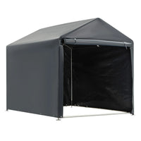 Abri de rangement extérieur et auvent carport : abri portable pour vélos, motos et rangement de jardin