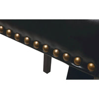 Copper Grove Five Bridge Eco Parsons Chaise en similicuir à clous décoratifs