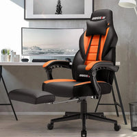 BOSSIN Chaise de gaming style racing, chaise de gamer grande et haute 300 lb à dossier haut chaise informatique