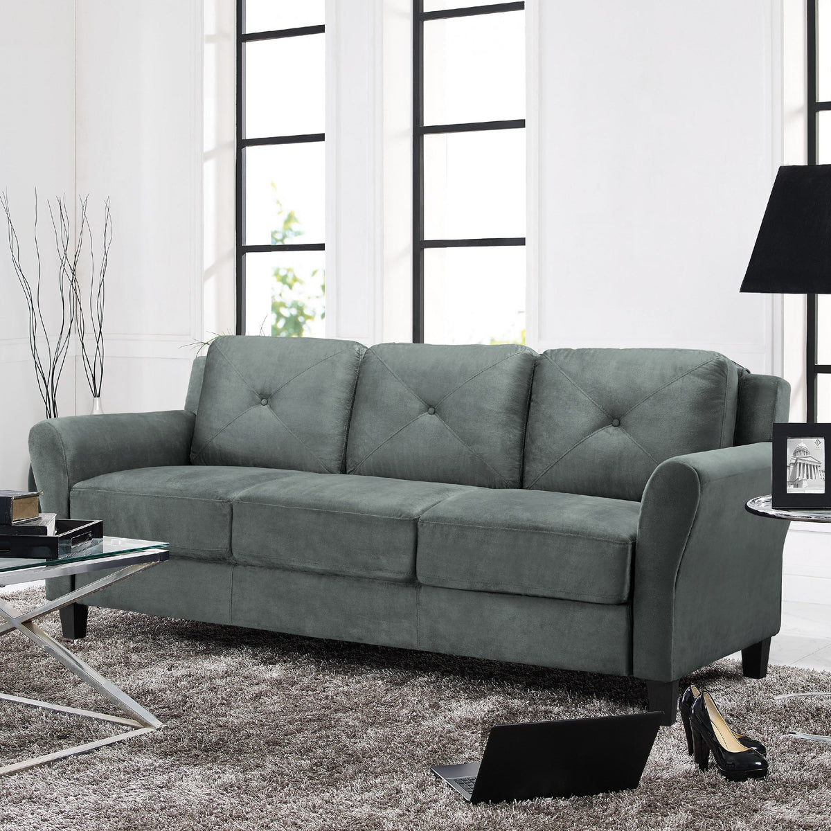 iLounge Harvard Canapé en microfibre