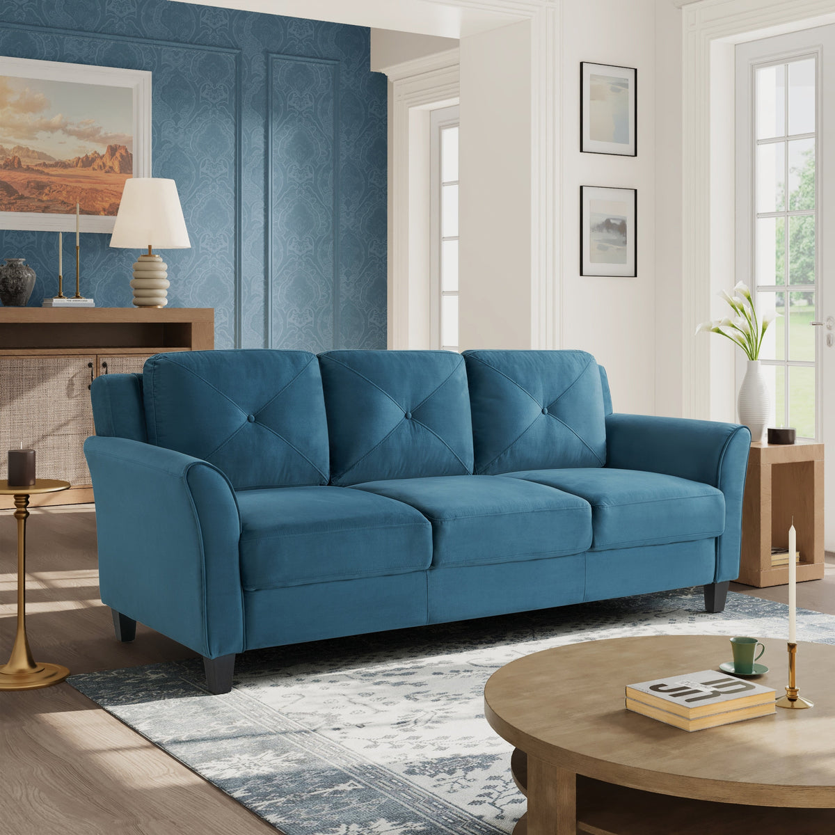 iLounge Harvard Canapé en microfibre