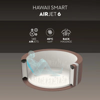 Jacuzzi gonflable Bestway Lay-Z-Spa AirJet Hawaii pour 4 à 6 personnes