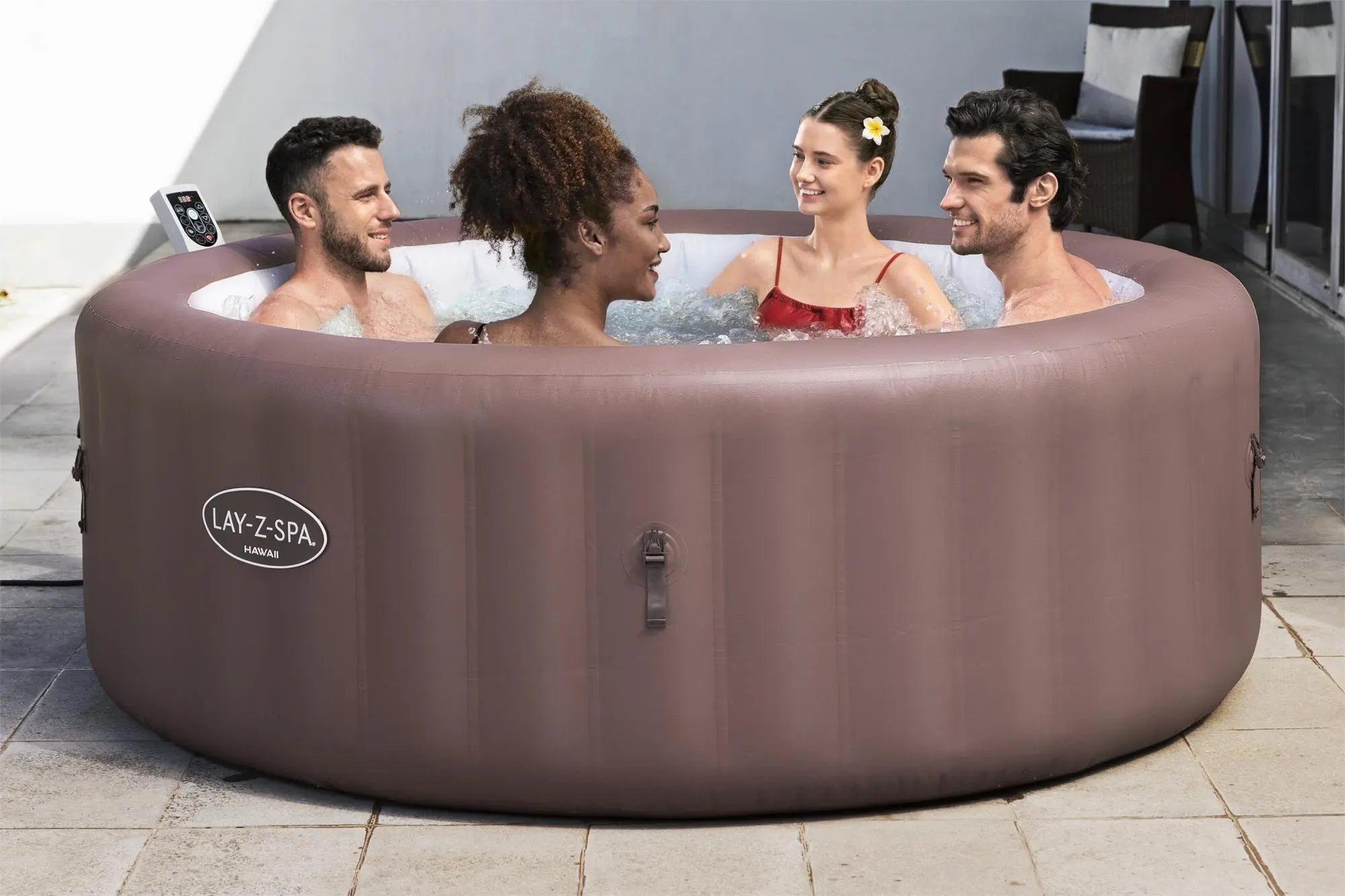 Jacuzzi gonflable Bestway Lay-Z-Spa AirJet Hawaii pour 4 à 6 personnes